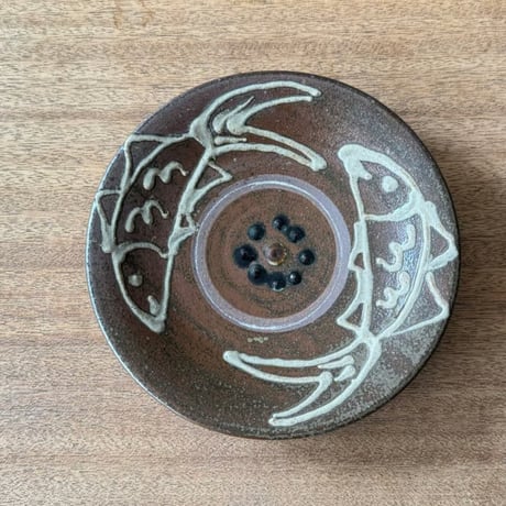 田村窯　6寸皿 タ6F(直径約18.5cm)