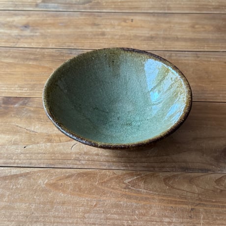 星の宮製陶 高橋あい　浅鉢 灰 A (直径約15cm)