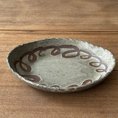 田部井勇太　タタラ皿 4A（約24.5×19cm)