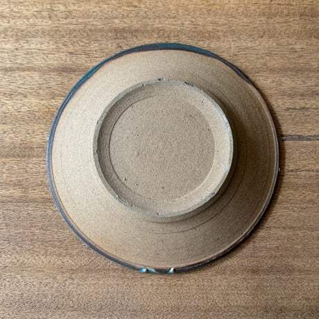 榮一工房　7寸皿 一枚焼き エ7H（直径約22cm）