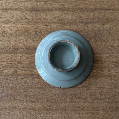 皐月窯　3.5寸高台皿 菊唐草 さ14B（直径約11cm)