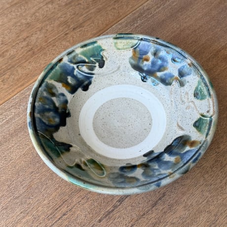 キマノ陶器　7寸深皿 キ10G（直径約21cm)