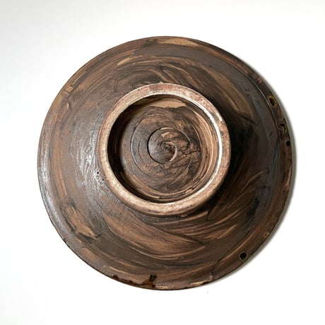 野はら屋 佐々木かおり　7寸皿 点打ちC