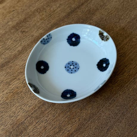 イロリ工房　楕円皿 イ13B（約11×10cm)