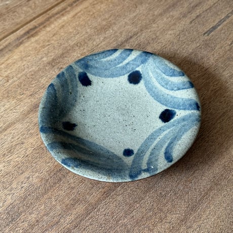 北窯 宮城工房　5寸皿 蛇の目なし ミ5H（直径約16cm)
