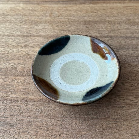 北窯 松田共司工房　4寸皿 キ4D（直径約12cm)