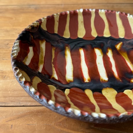 紀窯　中川紀夫　丸皿 (直径約16.5cm)  A
