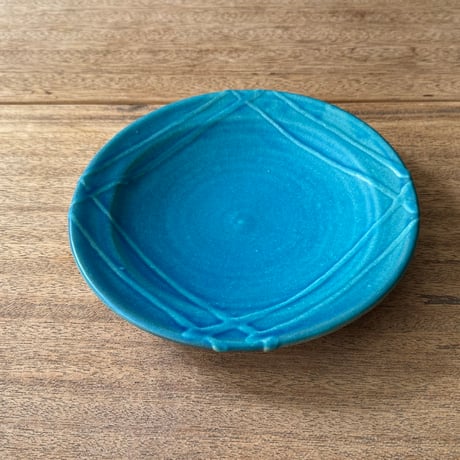 榮一工房　7寸皿 一枚焼き エ7H（直径約22cm）