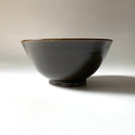 やきもの山上　5.5寸丼鉢 鉄釉A