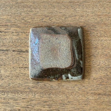 キマノ陶器　角皿（ミニ） キ23E（約9×9cm)