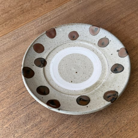 キマノ陶器　７寸洋皿 キ20C（直径約21.5cm)