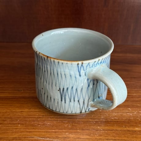 皐月窯　角コーヒーカップ さ29