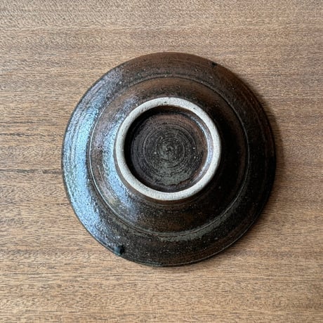 キマノ陶器　6寸皿 キ4E（直径約18cm)