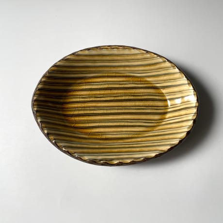 伊藤丈浩スリップウェアオーバルプレート皿 伊藤丈浩 展 / スリップウェア体験ワークショップ - graf