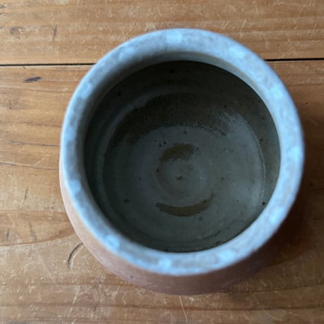 川尻製陶所　砂糖壷S 下膨れ ニ