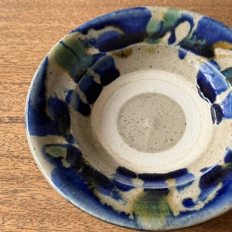 キマノ陶器　5寸皿 キ3I（直径約15cm)