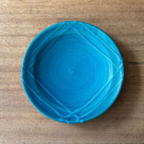 榮一工房　7寸皿 一枚焼き エ7H（直径約22cm）