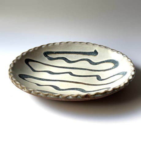 柳瀬俊一郎　カレー皿 A (約25×18.5cm)