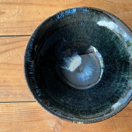 村澤陶苑　灰釉重掛鉢 C (直径約14.5cm)