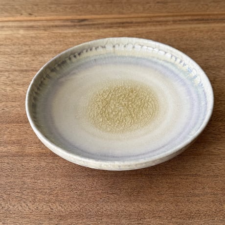 杉山悠　切立皿 2D (直径約18cm)