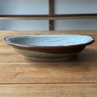 セレン のあ　オーバルプレート A (約25×17.5cm)