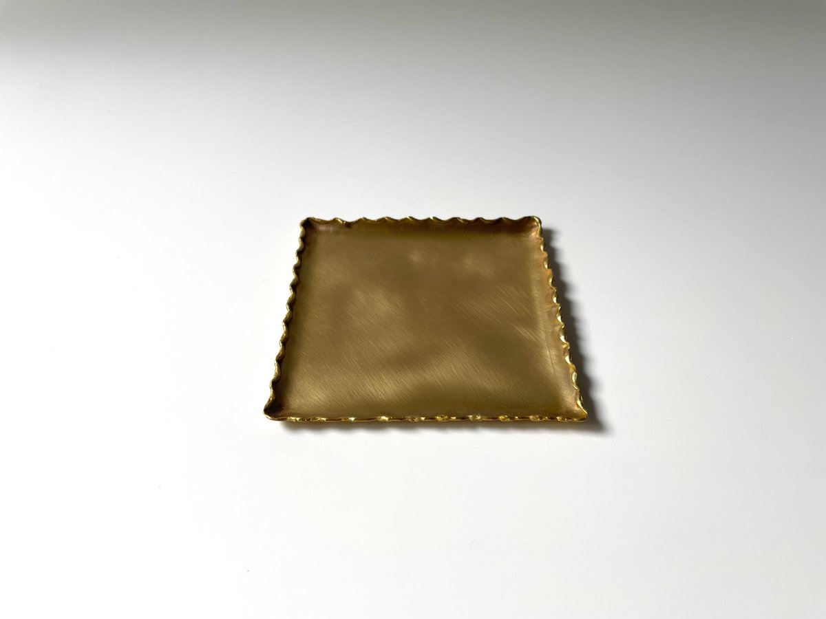 トルコ 真鍮皿 D 真鍮の丸皿/S 菓子皿 お香立て minimal plate <circle-S