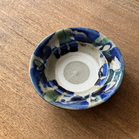 キマノ陶器　5寸皿 キ3I（直径約15cm)