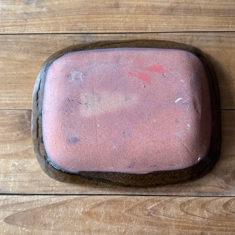 宮野 さとみ　長方皿 ル (約22.5×18cm)