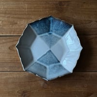 村澤陶苑 村澤享　稜花八角皿 15B (直径約18cm)