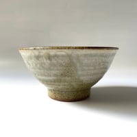 かじや窯　飯碗 大  灰・幕掛 D
