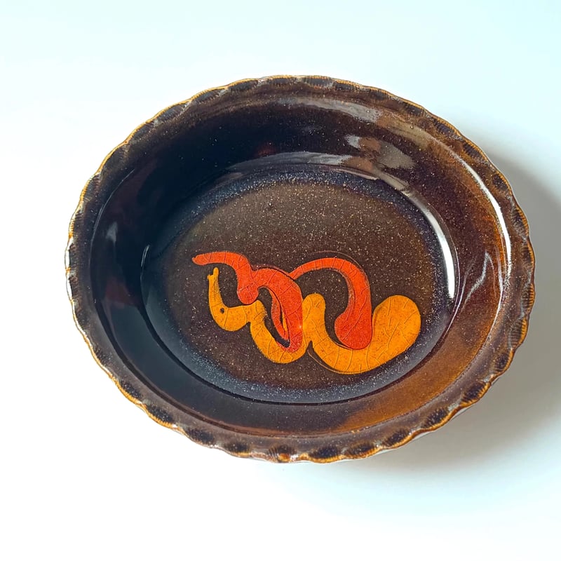 柳瀬俊一郎 楕円グラタン皿 D (約18×15cm) | kogeiseikatsu.shop