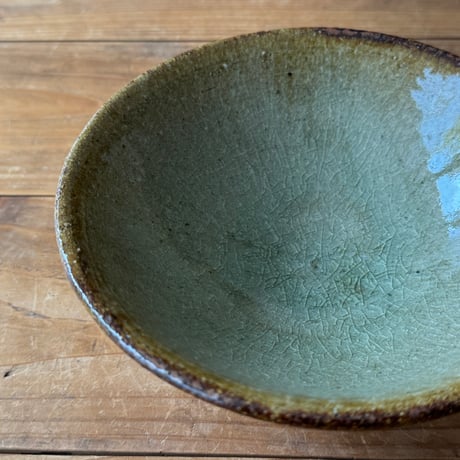 星の宮製陶 高橋あい　浅鉢 灰 A (直径約15cm)