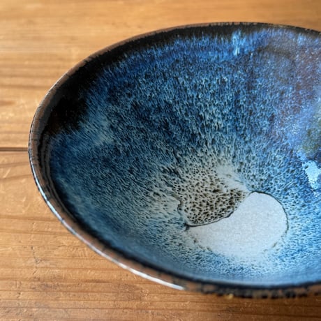 村澤陶苑　藁灰釉鉢 B (直径約14.5cm)