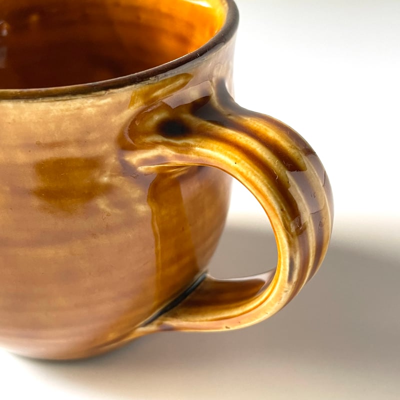小鹿田焼 坂本浩二窯 坂本拓磨 マグカップ 飴 D | kogeiseikatsu.shop