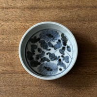 皐月窯　切立鉢 菊唐草 さ16（直径約10cm)