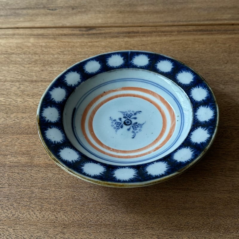 砥部焼 中田窯 6寸リム皿 N3E (直径約19cm) | kogeiseikatsu.shop