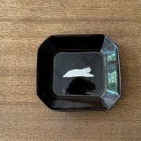 イロリ工房　隅切角皿 イ3B（約12×11cm)