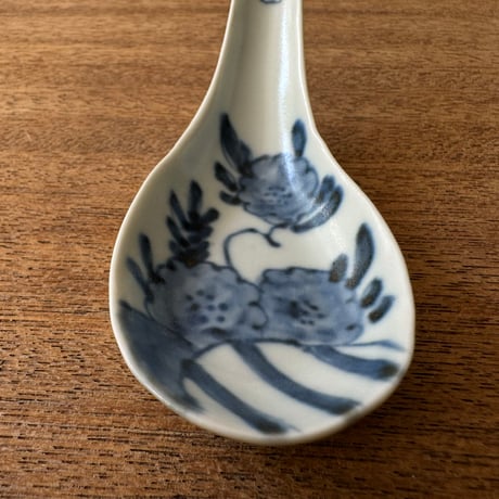 皐月窯　花器 レンゲ 花と鳥 さ37
