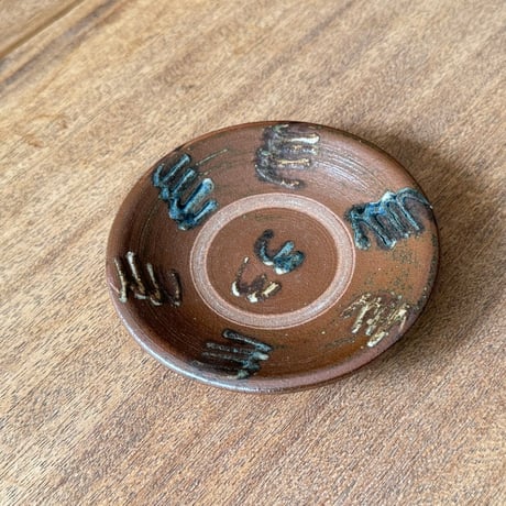 田村窯　4寸皿 タ4F (直径約13cm)