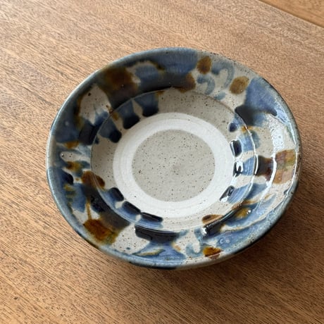 キマノ陶器　6寸皿 キ4J（直径約18cm)