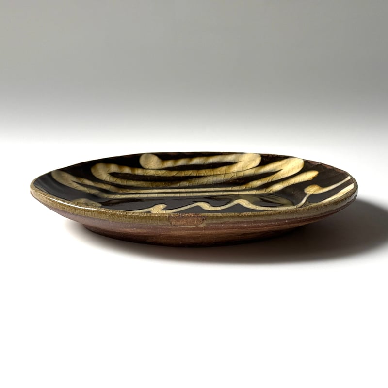 柳瀬俊一郎 縁波オーバル皿 波 ライン E (約19×15cm) | kogeiseikats