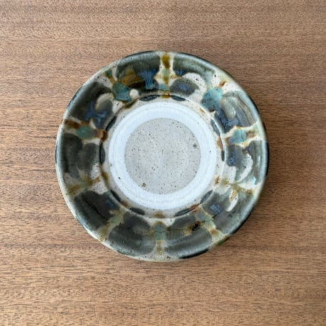 キマノ陶器　６寸洋皿 キ19F（直径約18.5cm)