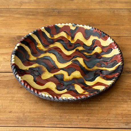 紀窯　中川紀夫　７寸皿 (直径約19.5cm)  は