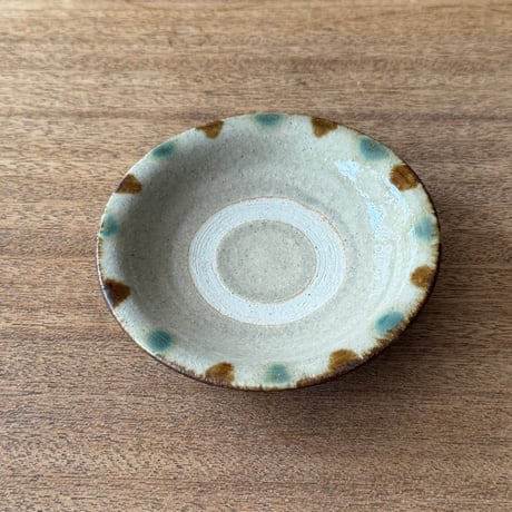 北窯 松田共司工房　4.5寸皿 キ4.5A（直径約14cm)