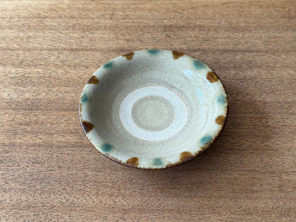 北窯 松田共司工房 4.5寸皿 キ4.5A（直径約14cm) | kogeiseikatsu.