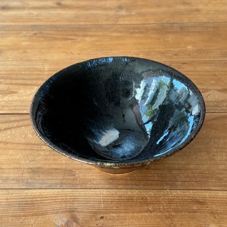 村澤陶苑　灰釉重掛鉢 C (直径約14.5cm)