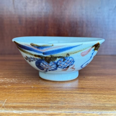 皐月窯　茶碗(小) ざくろ さ19C