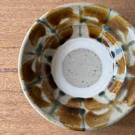 キマノ陶器　5寸皿 キ3C（直径約15cm)
