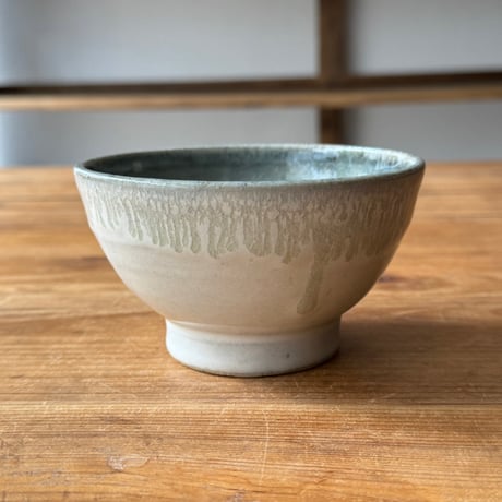 村澤陶苑　青灰釉飯碗 E
