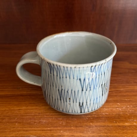 皐月窯　角コーヒーカップ さ29